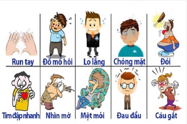 Một số biểu hiện của bệnh hạ đường huyết