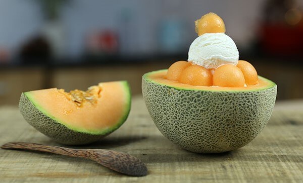 Bingsu dưa lưới