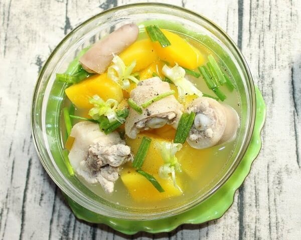 Canh đu đủ sườn non