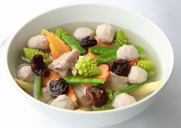 Canh mọc nấm hương