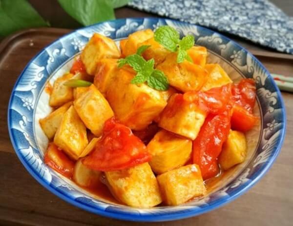 Đậu phụ sốt cà chua