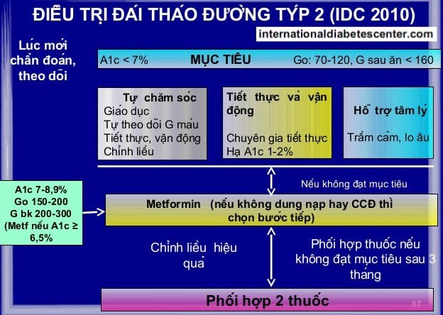 Điều trị đái tháo đường type 2