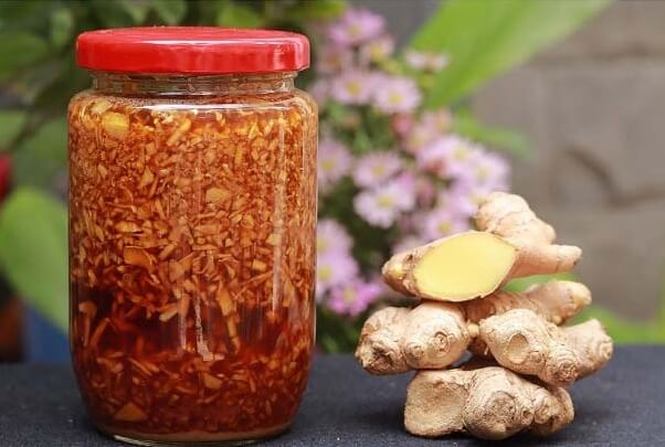 Gừng ngâm mật ong