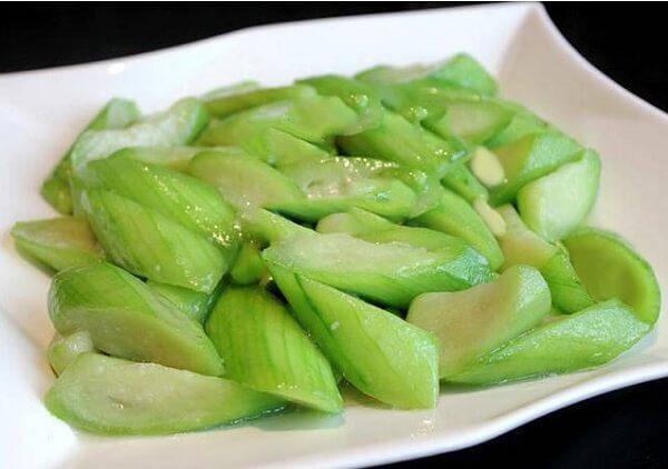 Mướp hương xào tỏi