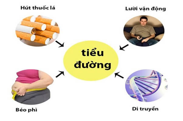 Nguyên nhân gây bệnh tiểu đường rất đa dạng