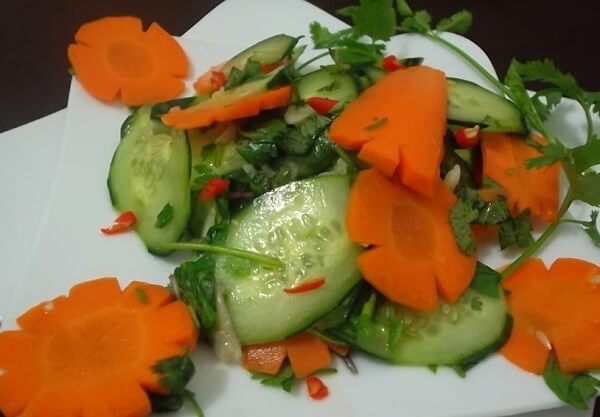 Hình ảnh nộm dưa chuột