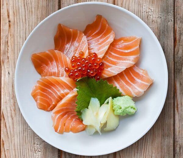 Sashimi cá hồi