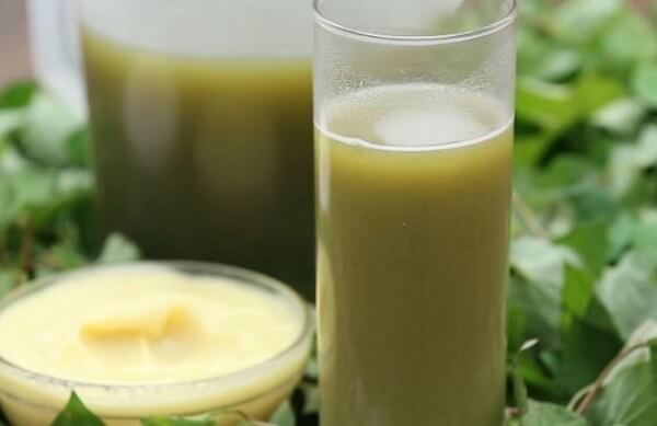 Sinh tố đậu xanh rau má
