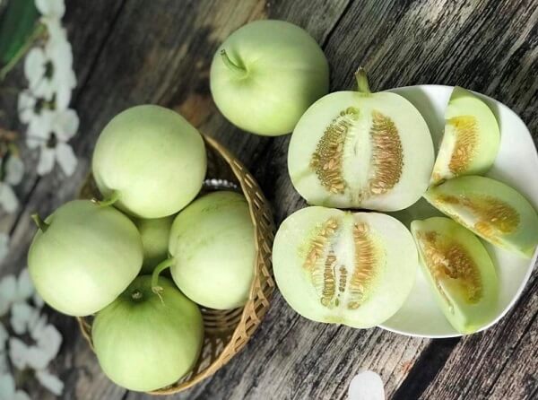 Quả dưa lê có mùi thơm, vị ngọt và rất ngon