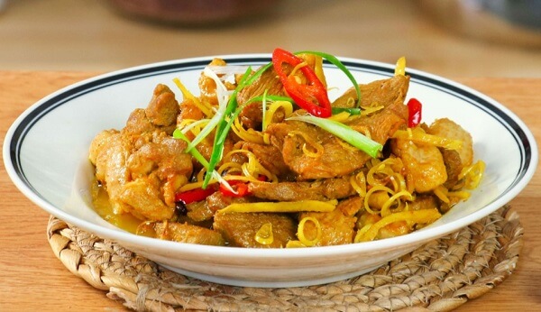 Vịt nấu sả ớt